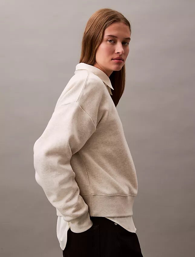 Sudadera corta de felpa con Monogram Sudadera corta de felpa con Monogram