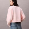 Sudadera corta holgada de felpa francesa Sudadera corta holgada de felpa francesa