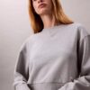 Sudadera corta holgada de felpa francesa Sudadera corta holgada de felpa francesa