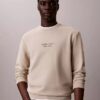 Sudadera de cuello redondo de felpa con gráfico del logotipo Sudadera de cuello redondo de felpa con gráfico del logotipo