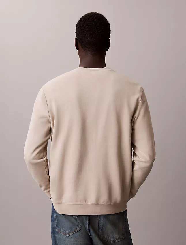 Sudadera de cuello redondo de felpa con gráfico del logotipo Sudadera de cuello redondo de felpa con gráfico del logotipo