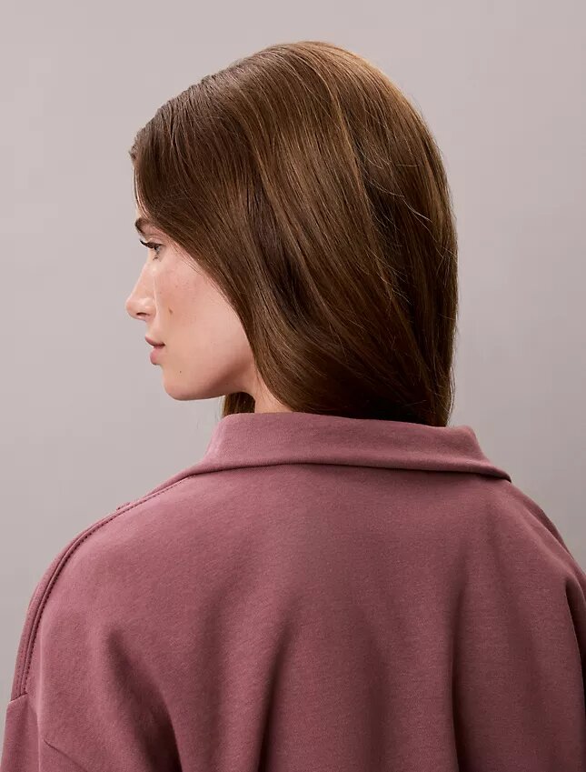Sudadera de felpa con cremallera de un cuarto y Monogram Sudadera de felpa con cremallera de un cuarto y Monogram