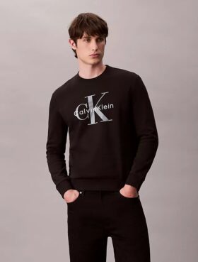 Sudadera de felpa con cuello redondo Monólogo