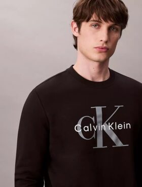 Sudadera de felpa con cuello redondo Monólogo