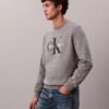 Sudadera de felpa con cuello redondo Monólogo