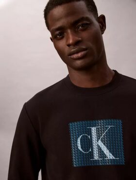Sudadera de felpa con Monogram en capas
