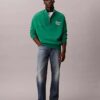 Sudadera de felpa premium con cremallera de un cuarto y corte holgado