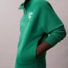Sudadera de felpa premium con cremallera de un cuarto y corte holgado