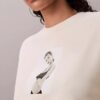 Sudadera holgada con estampado de Kate Moss Sudadera holgada con estampado de Kate Moss