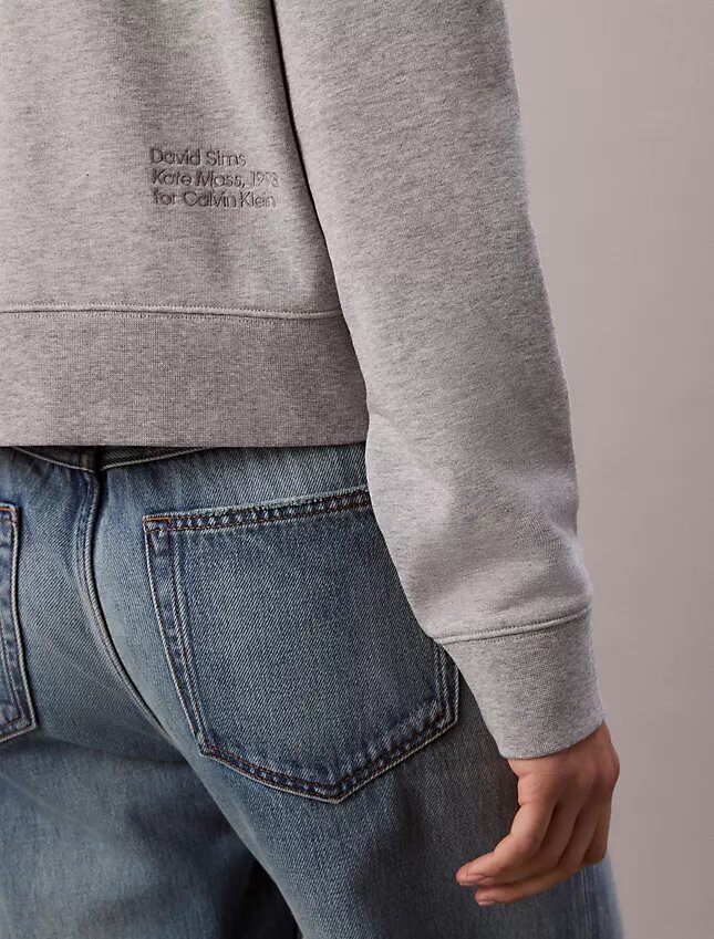 Sudadera holgada con estampado de Kate Moss Sudadera holgada con estampado de Kate Moss