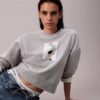 Sudadera holgada con estampado de Kate Moss Sudadera holgada con estampado de Kate Moss