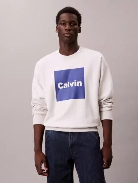 Sudadera holgada con gráfico de logotipo en forro polar