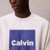 Sudadera holgada con gráfico de logotipo en forro polar Sudadera holgada con gráfico de logotipo en forro polar