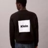 Sudadera holgada con gráfico de logotipo en forro polar Sudadera holgada con gráfico de logotipo en forro polar