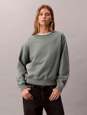 Sudadera holgada de felpa con logotipo Archive
