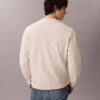 Sudadera holgada de felpa de primera calidad con logotipo Monogram