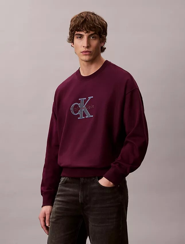 Sudadera holgada de felpa de primera calidad con Monólogo Sudadera holgada de felpa de primera calidad con Monólogo