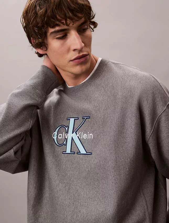 Sudadera holgada de felpa de primera calidad con Monólogo Sudadera holgada de felpa de primera calidad con Monólogo