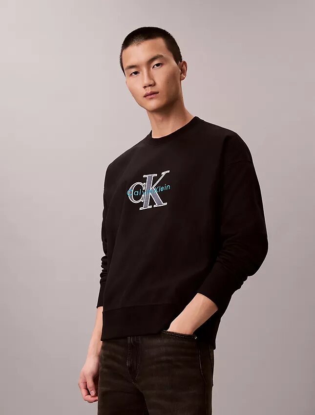 Sudadera holgada de felpa de primera calidad con Monólogo Sudadera holgada de felpa de primera calidad con Monólogo