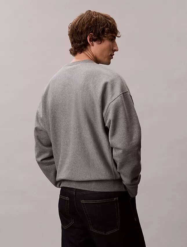 Sudadera holgada de felpa de primera calidad con Monólogo Sudadera holgada de felpa de primera calidad con Monólogo