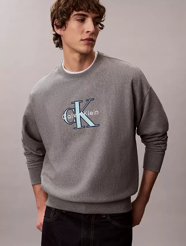 Sudadera holgada de felpa de primera calidad con Monólogo Sudadera holgada de felpa de primera calidad con Monólogo