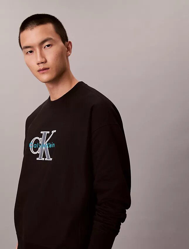 Sudadera holgada de felpa de primera calidad con Monólogo Sudadera holgada de felpa de primera calidad con Monólogo