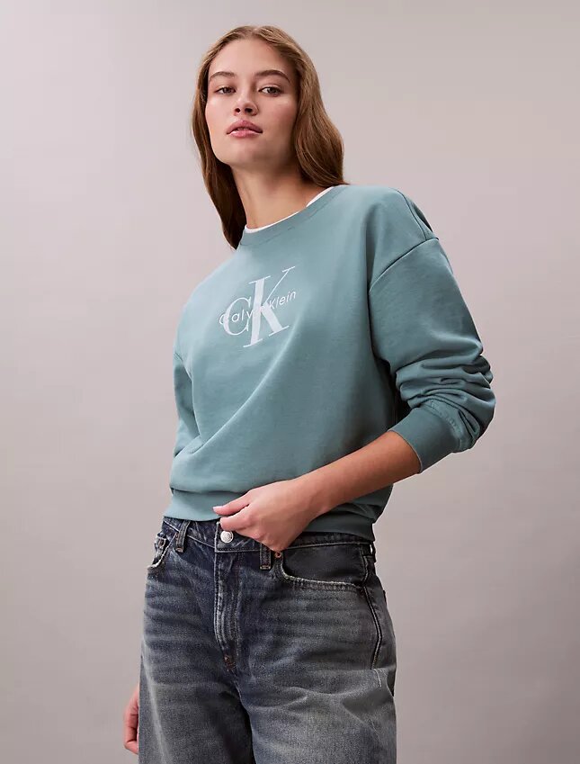 Sudadera holgada de felpa francesa Monólogo Sudadera holgada de felpa francesa Monólogo