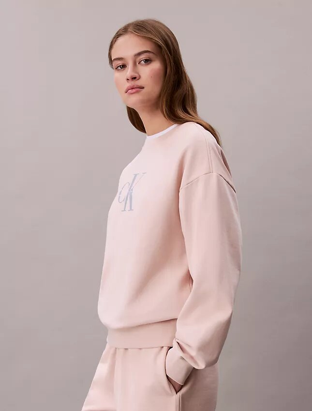 Sudadera holgada de felpa francesa Monólogo Sudadera holgada de felpa francesa Monólogo