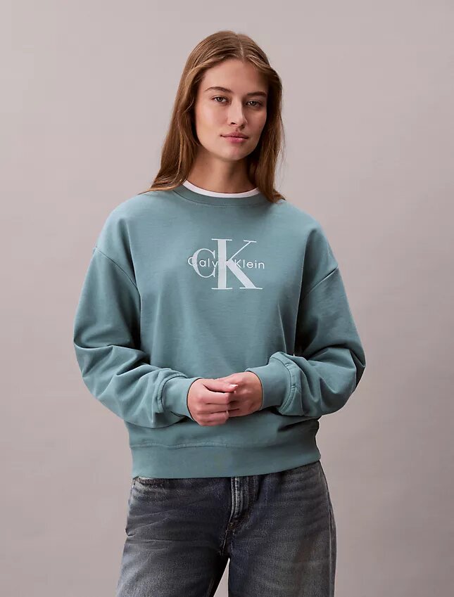 Sudadera holgada de felpa francesa Monólogo Sudadera holgada de felpa francesa Monólogo