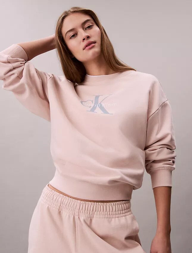 Sudadera holgada de felpa francesa Monólogo Sudadera holgada de felpa francesa Monólogo