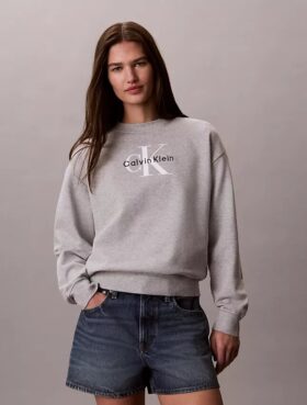 Sudadera holgada de felpa francesa Monologo