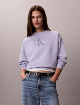 Sudadera holgada de felpa francesa Monologo