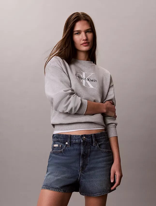 Sudadera holgada de felpa francesa Monologo Sudadera holgada de felpa francesa Monologo