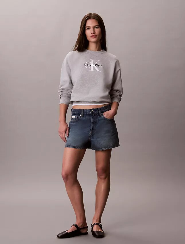 Sudadera holgada de felpa francesa Monologo Sudadera holgada de felpa francesa Monologo