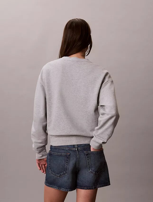Sudadera holgada de felpa francesa Monologo Sudadera holgada de felpa francesa Monologo