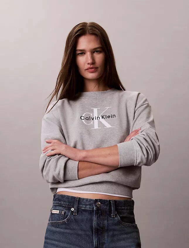 Sudadera holgada de felpa francesa Monologo Sudadera holgada de felpa francesa Monologo