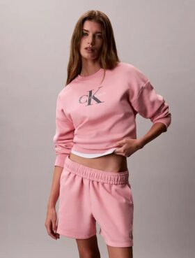 Sudadera holgada de felpa Monólogo