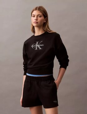 Sudadera holgada de felpa Monologo