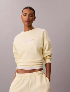 Sudadera holgada de felpa Monologo