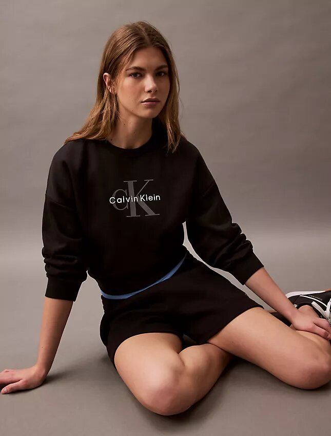 Sudadera holgada de felpa Monologo Sudadera holgada de felpa Monologo