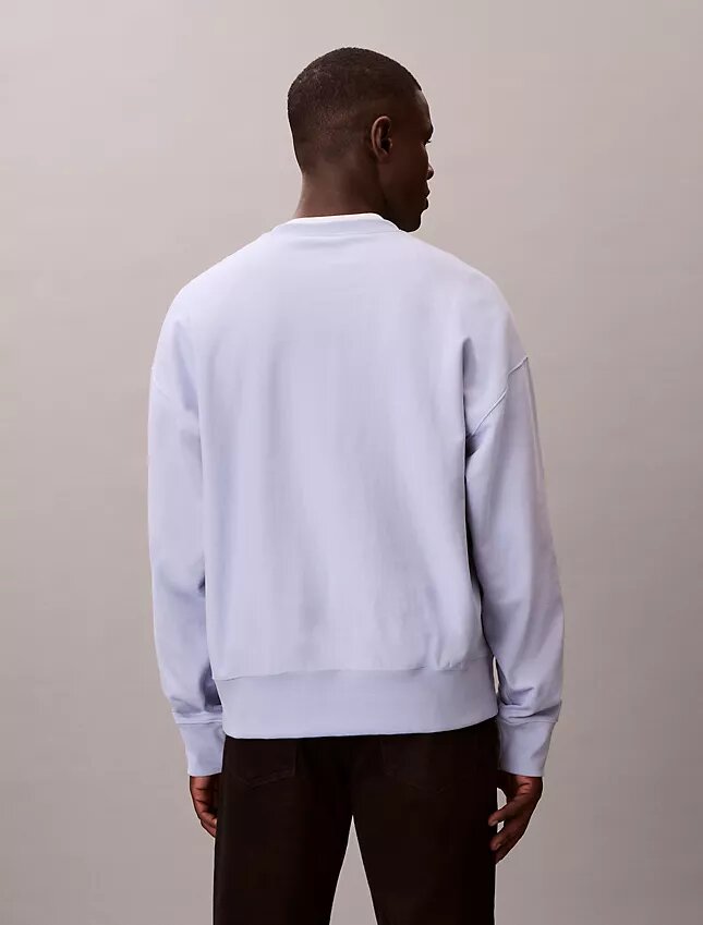 Sudadera holgada de felpa premium con logotipo Monogram Sudadera holgada de felpa premium con logotipo Monogram