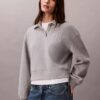 Sudadera polo CK One de corte holgado Sudadera polo CK One de corte holgado