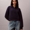 Sudadera polo CK One de corte holgado Sudadera polo CK One de corte holgado