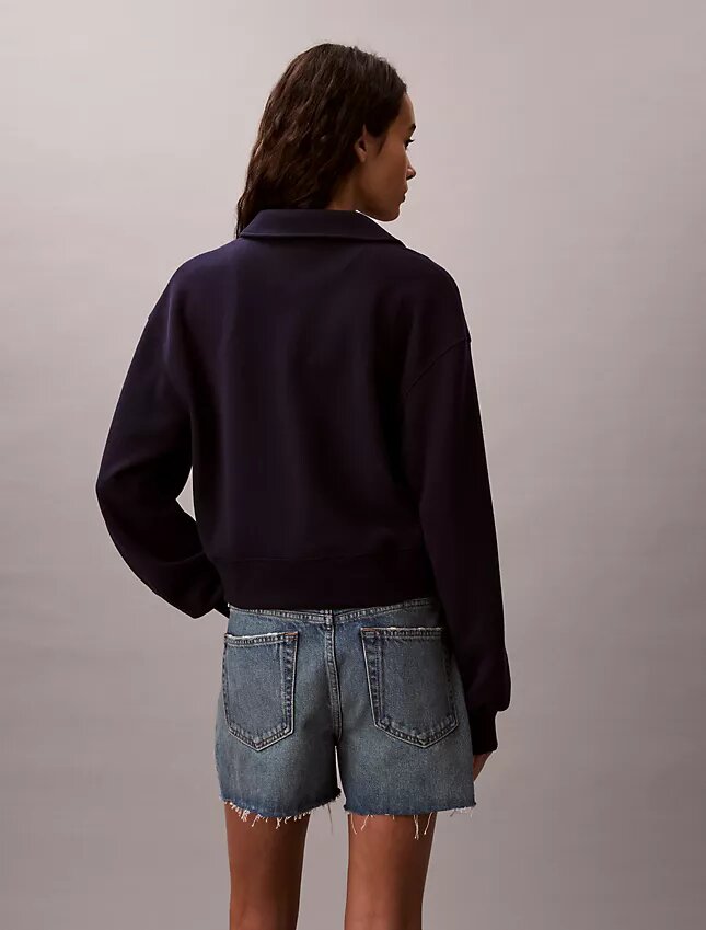 Sudadera polo CK One de corte holgado Sudadera polo CK One de corte holgado