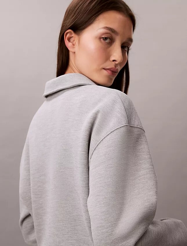 Sudadera polo CK One de corte holgado Sudadera polo CK One de corte holgado