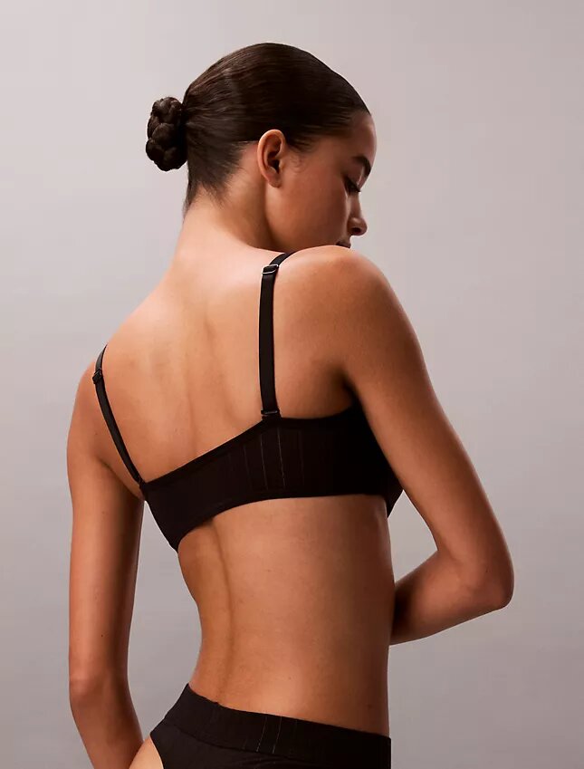 Sujetador Bralette clásico Heritage de Cotton Stretch con forro ligero Sujetador Bralette clásico Heritage de Cotton Stretch con forro ligero