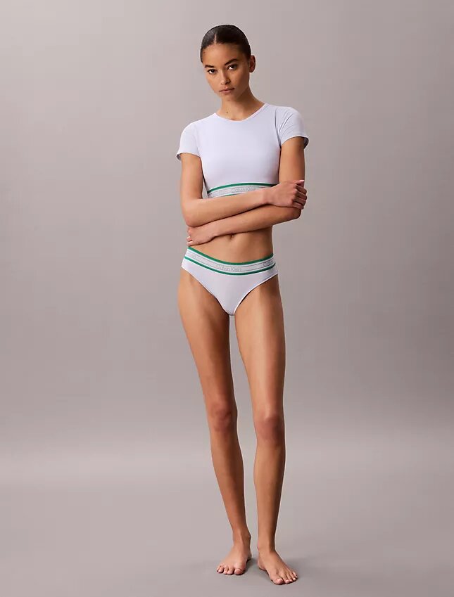 Sujetador Bralette de algodón y Modal a rayas con forro ligero Sujetador Bralette de algodón y Modal a rayas con forro ligero