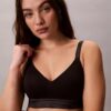 Sujetador Bralette Icon de algodón y Modal metalizado con forro ligero
