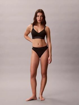 Sujetador Bralette Icon de algodón y Modal metalizado con forro ligero