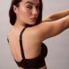 Sujetador Bralette Icon de algodón y Modal metalizado con forro ligero
